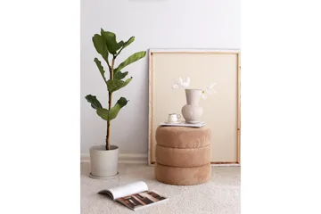 Boum Sittpuff 40 cm - Camel - Möbler - Stolar & fåtöljer - Pall & puff - Sittpuff