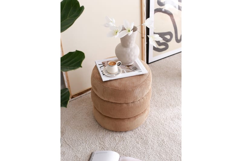 Boum Sittpuff 40 cm - Camel - Möbler - Stolar & fåtöljer - Pall & puff - Sittpuff