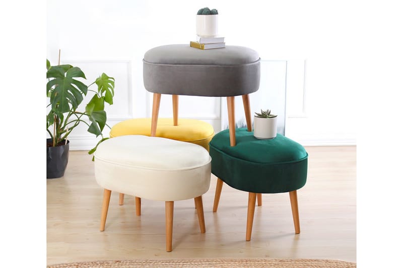 Bowie Sittpuff 63 cm - Grön - Möbler - Stolar & fåtöljer - Pall & puff - Sittpuff