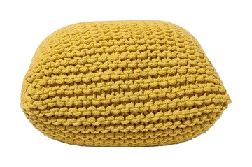 Conrad Sittpuff 50 cm - Gul - Möbler - Stolar & fåtöljer - Pall & puff - Sittpuff