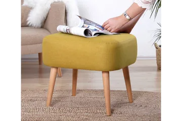 Demopolis Sittpuff 50 cm - Gul - Möbler - Stolar & fåtöljer - Pall & puff - Sittpuff