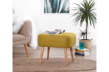 Demopolis Sittpuff 50 cm - Gul - Möbler - Stolar & fåtöljer - Pall & puff - Sittpuff