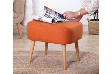 Demopolis Sittpuff 50 cm - Orange - Möbler - Stolar & fåtöljer - Pall & puff - Sittpuff