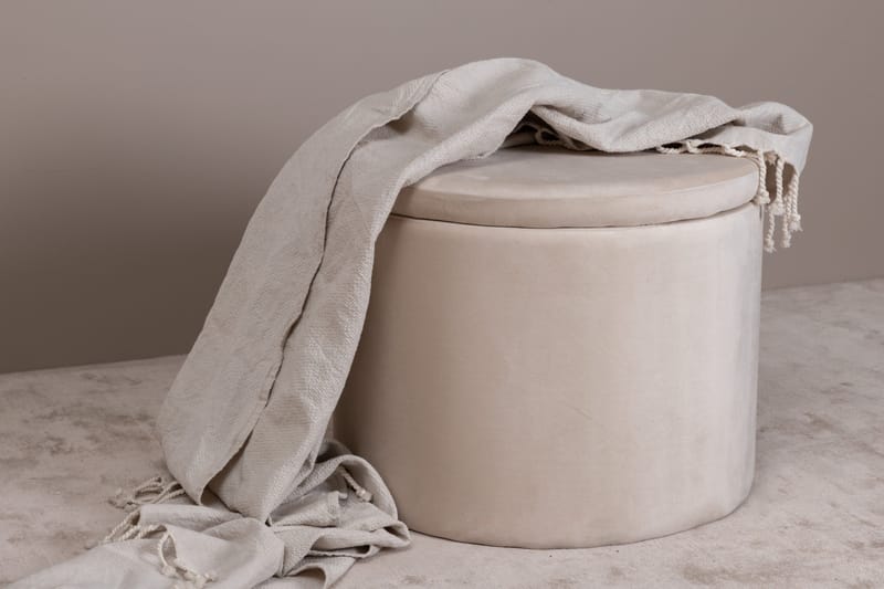 Dunken Sittpuff - Beige - Möbler - Stolar & fåtöljer - Pall & puff - Sittpuff - Sittpuff med förvaring