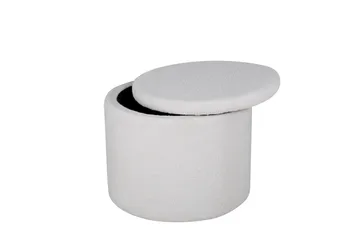 Dunken Sittpuff - Benvit - Möbler - Stolar & fåtöljer - Pall & puff - Sittpuff - Sittpuff med förvaring