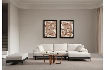 Eti Sittpuff 68 cm - Vit - Möbler - Stolar & fåtöljer - Pall & puff - Sittpuff