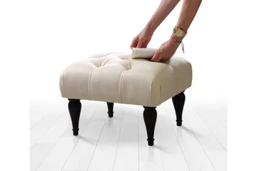 Frankfort Sittpuff 51 cm - Beige - Möbler - Stolar & fåtöljer - Pall & puff - Sittpuff
