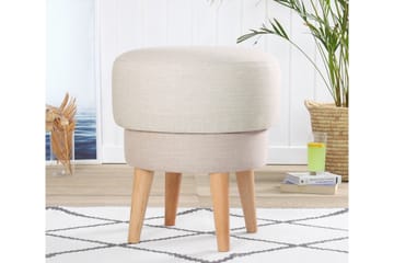 Giovas Sittpuff 47 cm - Cream - Möbler - Stolar & fåtöljer - Pall & puff - Sittpuff
