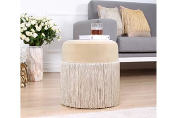 Glassboro Sittpuff 40 cm - Beige - Möbler - Stolar & fåtöljer - Pall & puff - Sittpuff