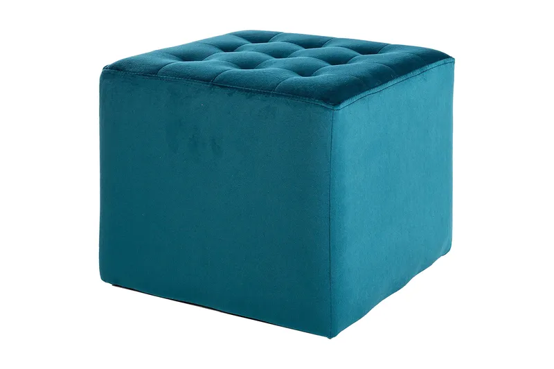 Lorinna Sittpuff - Sammet/Blå - Möbler - Stolar & fåtöljer - Pall & puff - Sittpuff