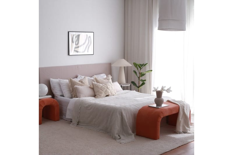 Manav Sittpuff 106 cm - Korall - Möbler - Stolar & fåtöljer - Pall & puff - Sittpuff