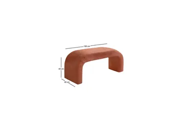 Manav Sittpuff 106 cm - Korall - Möbler - Stolar & fåtöljer - Pall & puff - Sittpuff