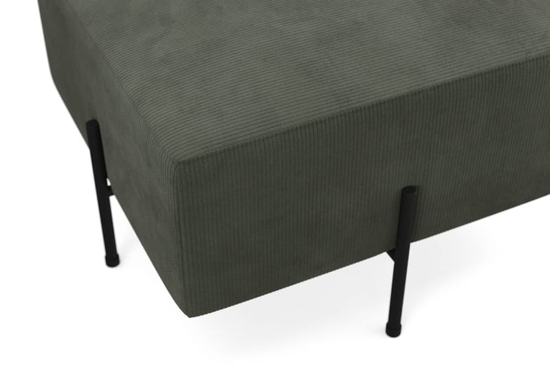 Menard Compact Sittpuff 60 cm Kvadratisk - Mörkgrön - Möbler - Stolar & fåtöljer - Pall & puff - Sittpuff