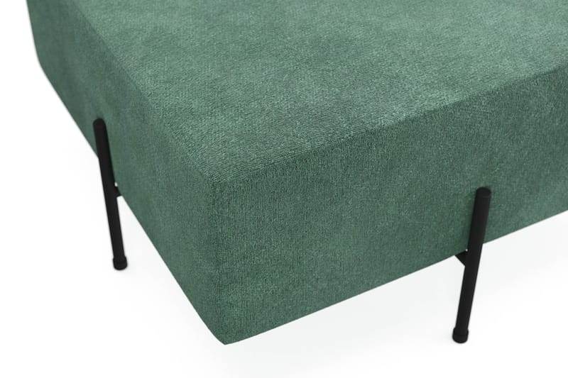 Menard Compact Sittpuff 70 cm Kvadratisk - Grön - Möbler - Stolar & fåtöljer - Pall & puff - Sittpuff