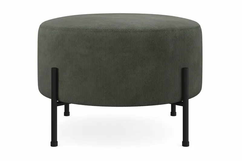 Menard Compact Sittpuff Rund 60 cm, Mörkgrön