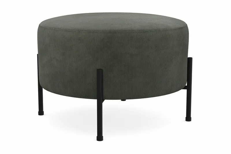 Menard Compact Sittpuff Rund 60 cm - Mörkgrön - Möbler - Stolar & fåtöljer - Pall & puff - Sittpuff