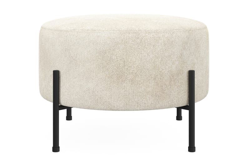 Menard Compact Sittpuff Rund 60 cm, Vit