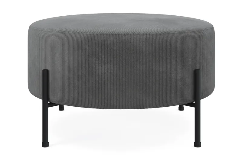 Menard Compact Sittpuff Rund 70 cm, Grå