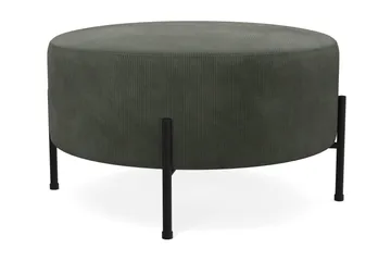 Menard Compact Sittpuff Rund 70 cm - Mörkgrön - Möbler - Stolar & fåtöljer - Pall & puff - Sittpuff