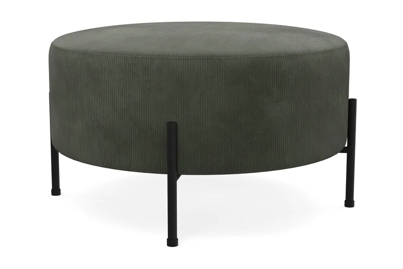 Menard Compact Sittpuff Rund 70 cm - Mörkgrön - Möbler - Stolar & fåtöljer - Pall & puff - Sittpuff