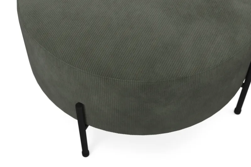 Menard Compact Sittpuff Rund 70 cm - Mörkgrön - Möbler - Stolar & fåtöljer - Pall & puff - Sittpuff