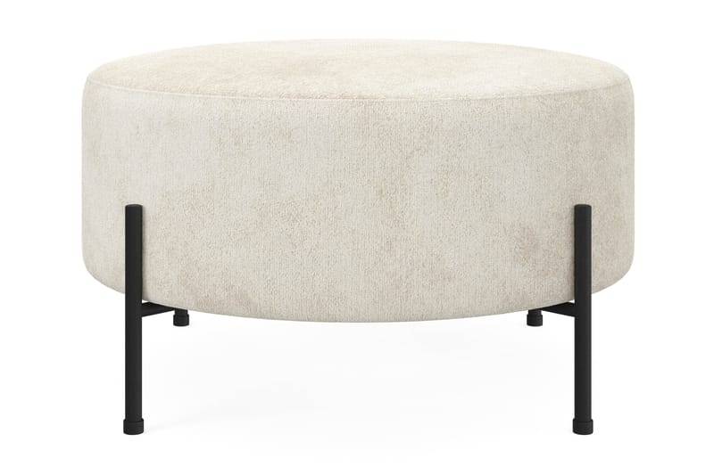 Menard Compact Sittpuff Rund 70 cm, Vit