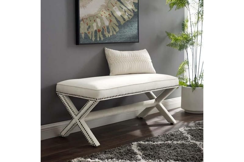 Mursida Sittpuff 120 cm - Vit - Möbler - Stolar & fåtöljer - Pall & puff - Sittpuff