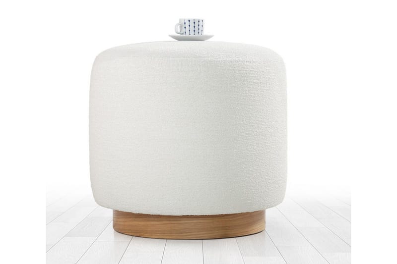 Namra Sittpuff 45 cm - Cream - Möbler - Stolar & fåtöljer - Pall & puff - Sittpuff