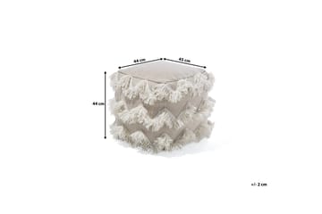 Nashik Sittpuff 45 cm - Beige - Möbler - Stolar & fåtöljer - Pall & puff - Sittpuff