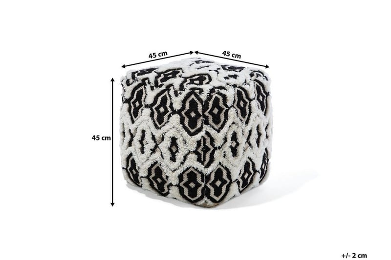 Orai Sittpuff 45 cm - Svart - Möbler - Stolar & fåtöljer - Pall & puff - Sittpuff