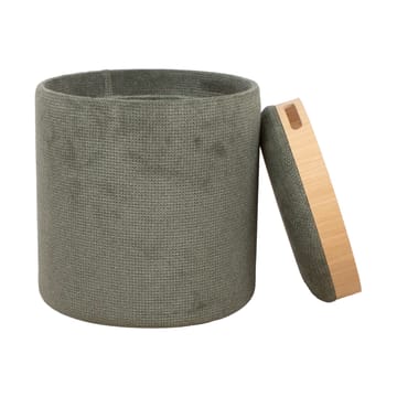 Ottoman/bord Hiro med förvaring och bricka 34,5x37 cm - Grön - Möbler - Stolar & fåtöljer - Pall & puff - Sittpuff - Sittpuff med förvaring
