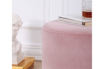 Owensboro Sittpuff 40 cm - Rosa - Möbler - Stolar & fåtöljer - Pall & puff - Sittpuff