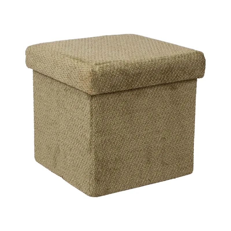Pall Jesse med förvaring 30x30x30 cm, Grön