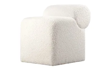 Patava Sittpuff 45 cm - Vit - Möbler - Stolar & fåtöljer - Pall & puff - Sittpuff