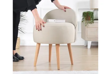 Philippi Sittpuff 42 cm - Beige - Möbler - Stolar & fåtöljer - Pall & puff - Sittpuff