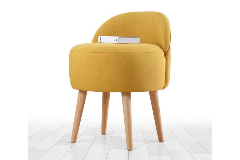 Philippi Sittpuff 42 cm - Gul - Möbler - Stolar & fåtöljer - Pall & puff - Sittpuff