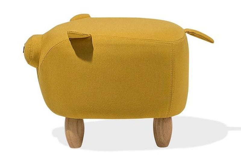 Piggy Sittpuff 50 cm - Gul - Möbler - Stolar & fåtöljer - Pall & puff - Sittpuff