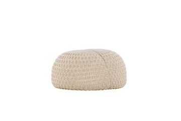 Sam Sittpuff - Beige - Möbler - Stolar & fåtöljer - Pall & puff - Sittpuff