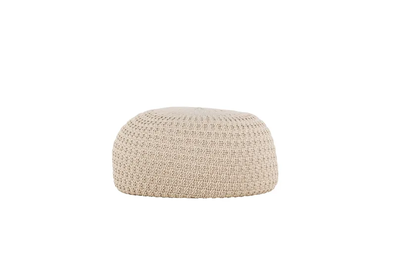 Sam Sittpuff - Beige - Möbler - Stolar & fåtöljer - Pall & puff - Sittpuff