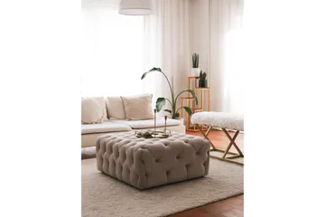 Seban Sittpuff 80 cm - Cream - Möbler - Stolar & fåtöljer - Pall & puff - Sittpuff