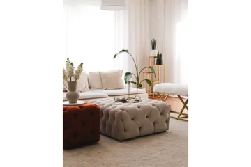 Seban Sittpuff 80 cm - Cream - Möbler - Stolar & fåtöljer - Pall & puff - Sittpuff