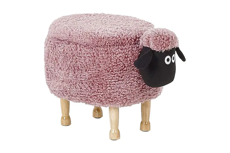 Sheep Sittpuff med Förvaring - Rosa - Möbler - Stolar & fåtöljer - Pall & puff - Sittpuff