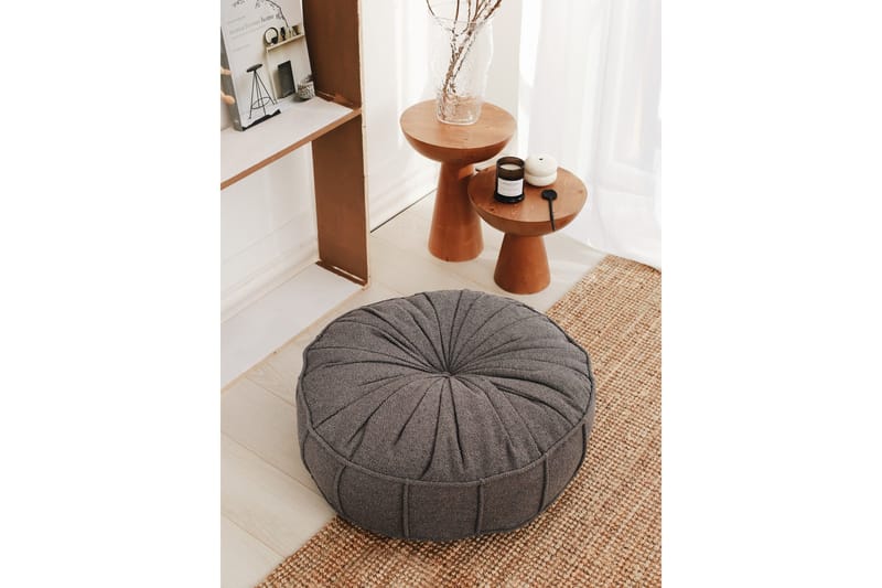 Vintage Sittpuff 60 cm - Antracit - Möbler - Stolar & fåtöljer - Pall & puff - Sittpuff