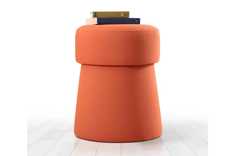 Waterford Sittpuff 40 cm - Orange - Möbler - Stolar & fåtöljer - Pall & puff - Sittpuff