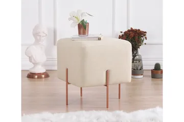 Yellowknife Sittpuff 40 cm - Beige - Möbler - Stolar & fåtöljer - Pall & puff - Sittpuff