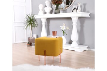 Yellowknife Sittpuff 40 cm - Senapsgul - Möbler - Stolar & fåtöljer - Pall & puff - Sittpuff