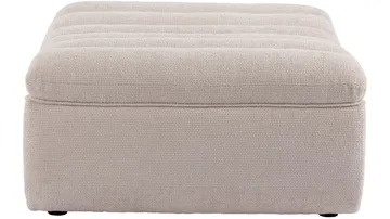Valdoro Fotpall i tyg 120 cm - Beige - Möbler - Stolar & fåtöljer - Pall & puff - Fotpall