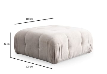 Yvara Sittpuff 100 cm - Beige - Möbler - Stolar & fåtöljer - Pall & puff - Sittpuff