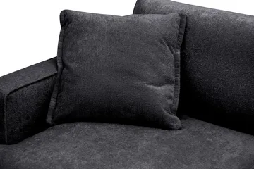 Rossita lyx Extra djup Fåtölj - Trenza 01, Svart Chenille - Möbler - Stolar & fåtöljer - Fåtölj