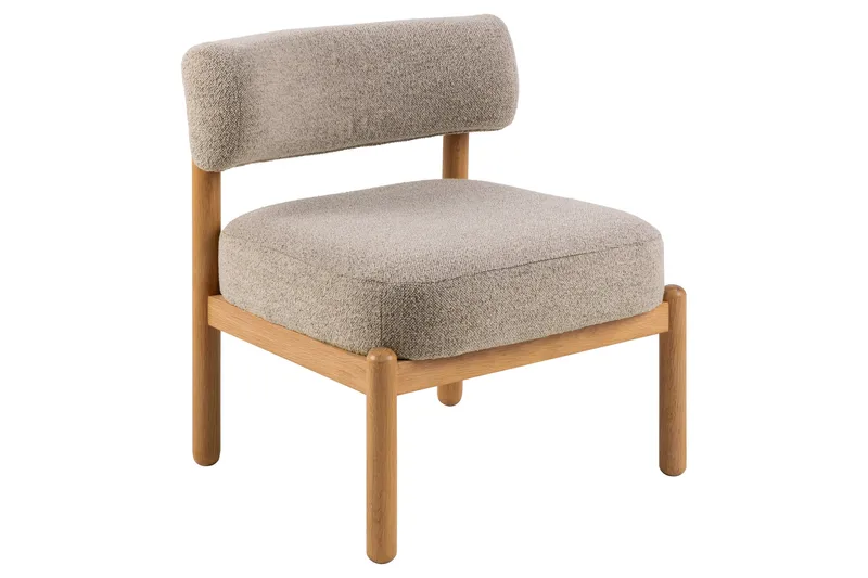 Sahana Loungefåtölj - Beige - Möbler - Stolar & fåtöljer - Fåtölj - Fåtölj utan armstöd